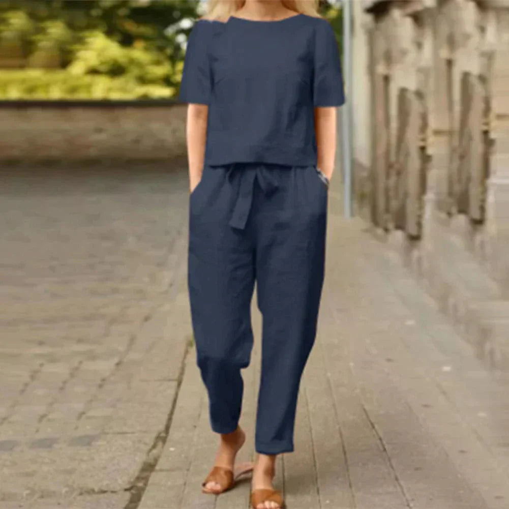 KL | Elegante y colorido conjunto de verano de 2 piezas