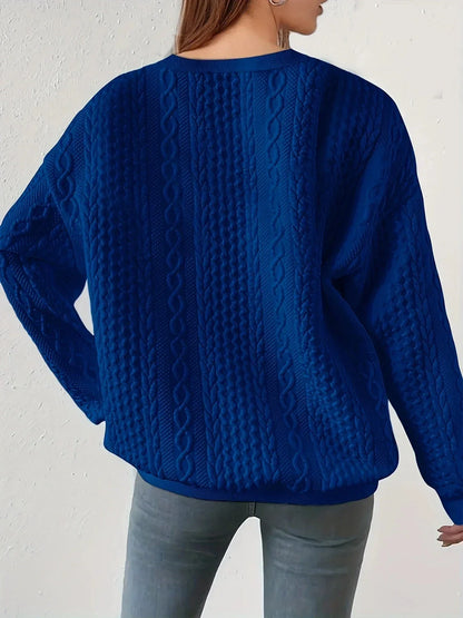 CM | Sudadera de cuello redondo y manga larga