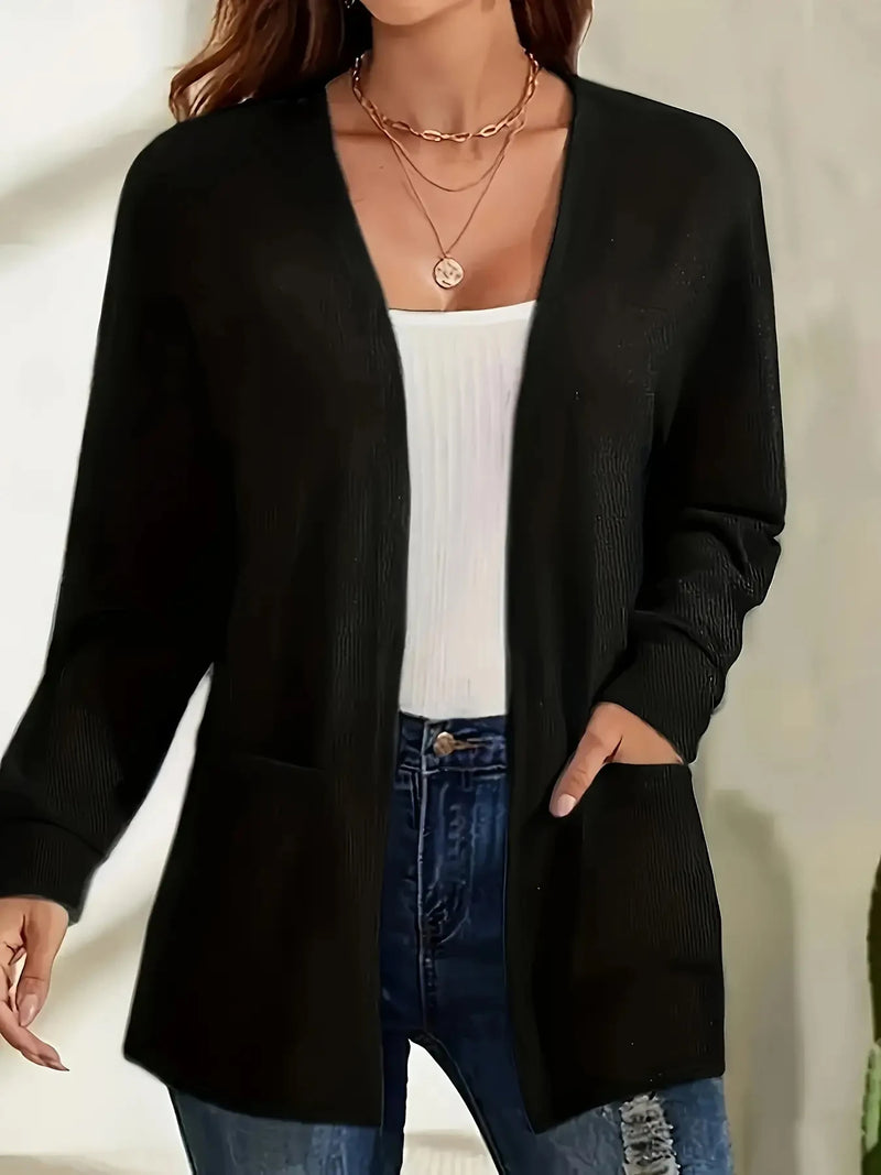 Fresco y femenino Chaqueta de punto