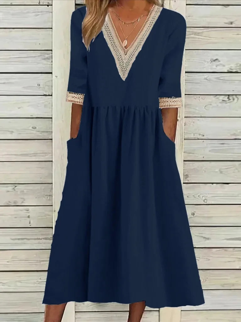 Fresco y femenino Vestido