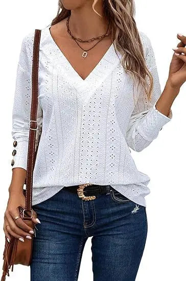 Fresco y femenino Camisa