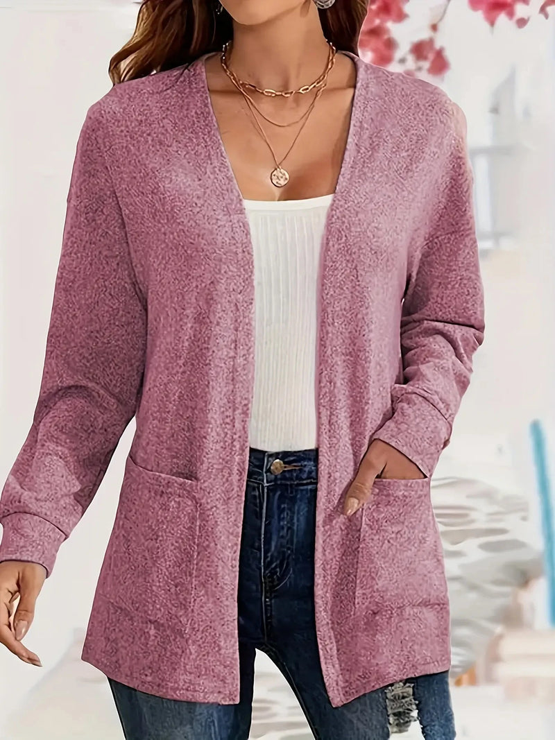 Fresco y femenino Chaqueta de punto