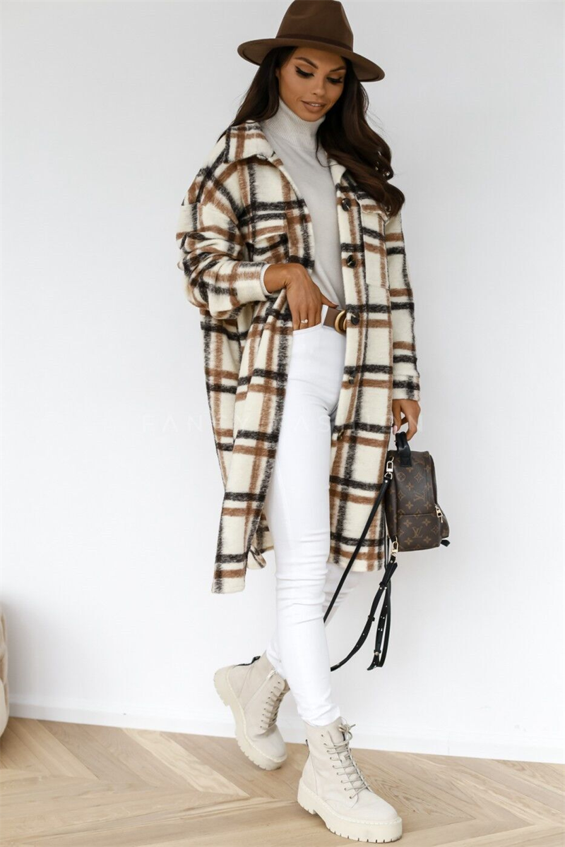 CM | Elegante chaqueta a cuadros