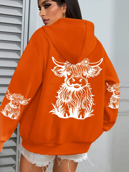 Lujoso y elegante Sudadera con capucha