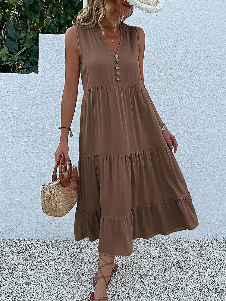 Fresco y casual Vestido