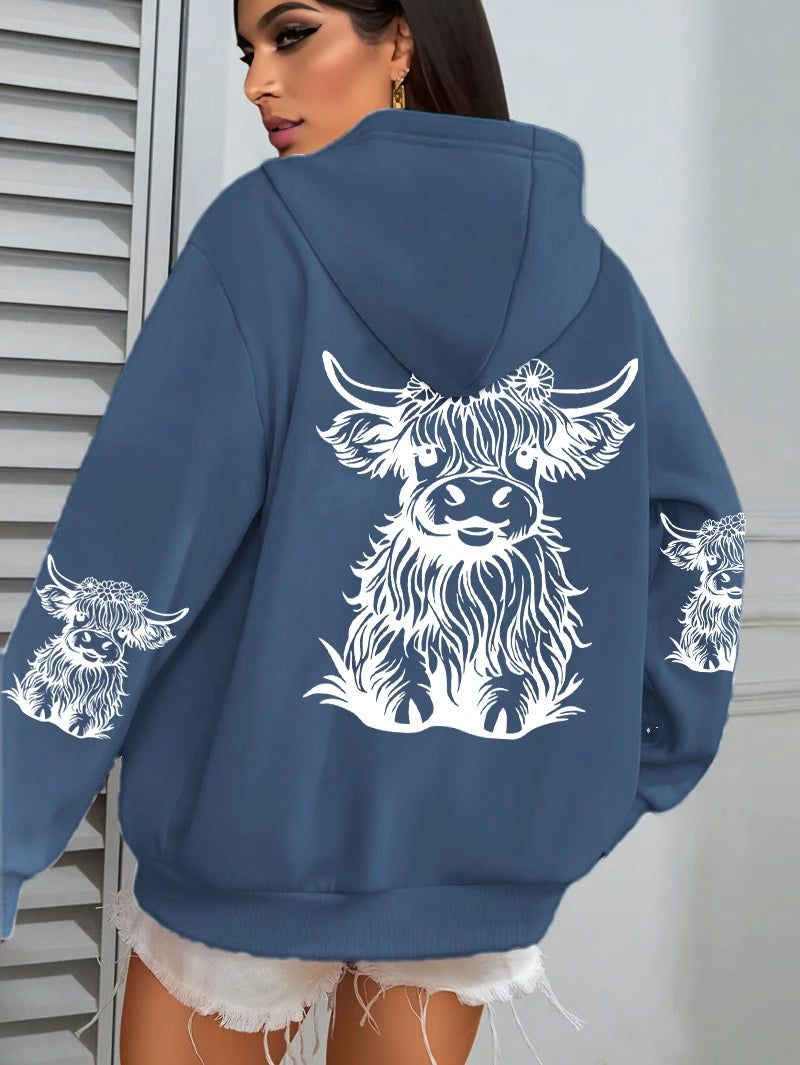 Lujoso y elegante Sudadera con capucha