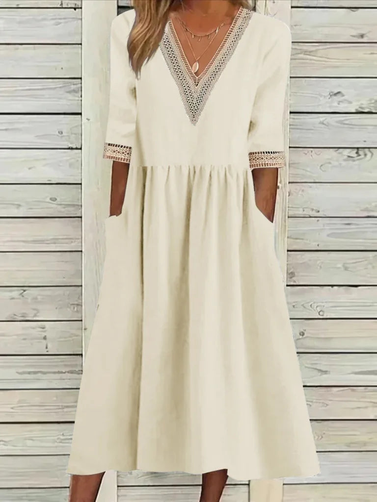 Fresco y femenino Vestido
