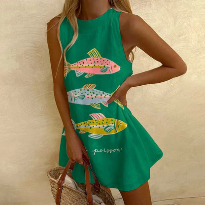 Fresco y casual Vestido