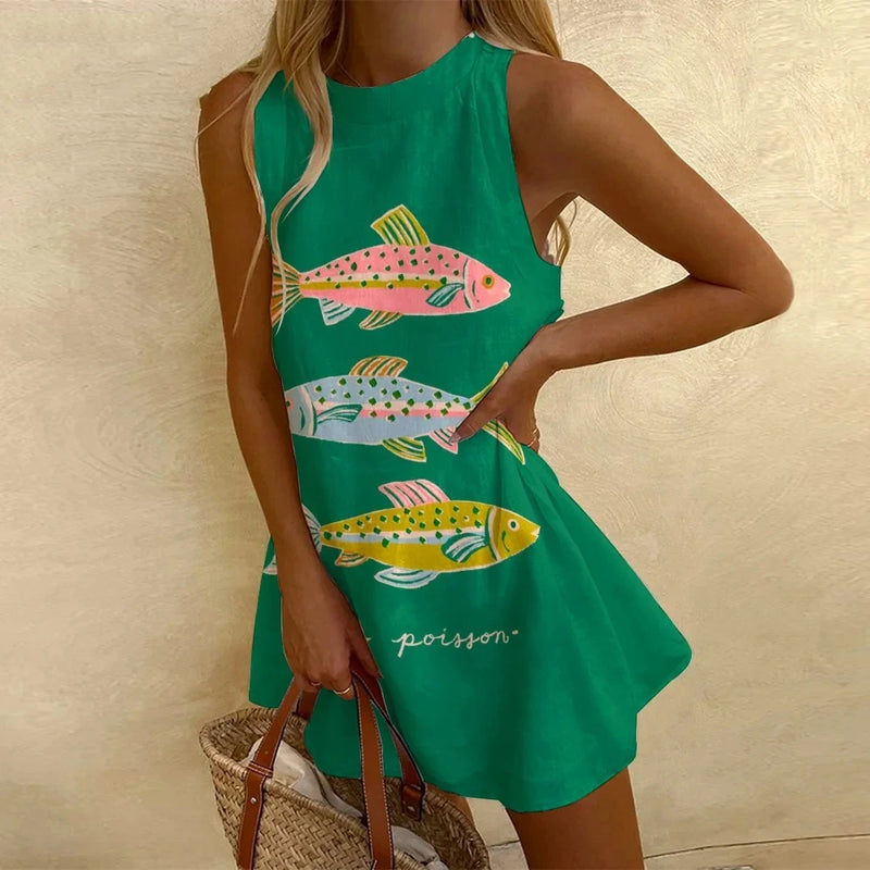 Fresco y casual Vestido