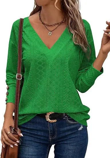 Fresco y femenino Camisa