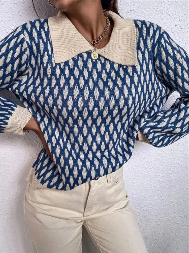 Suéter bellamente confeccionado