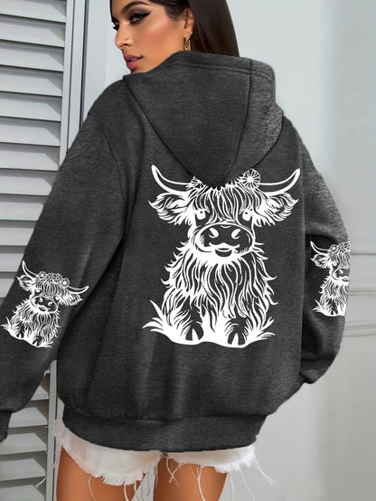 Lujoso y elegante Sudadera con capucha