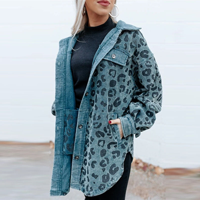 CM | SannesChaqueta I Chaqueta con estampado animal para mujer