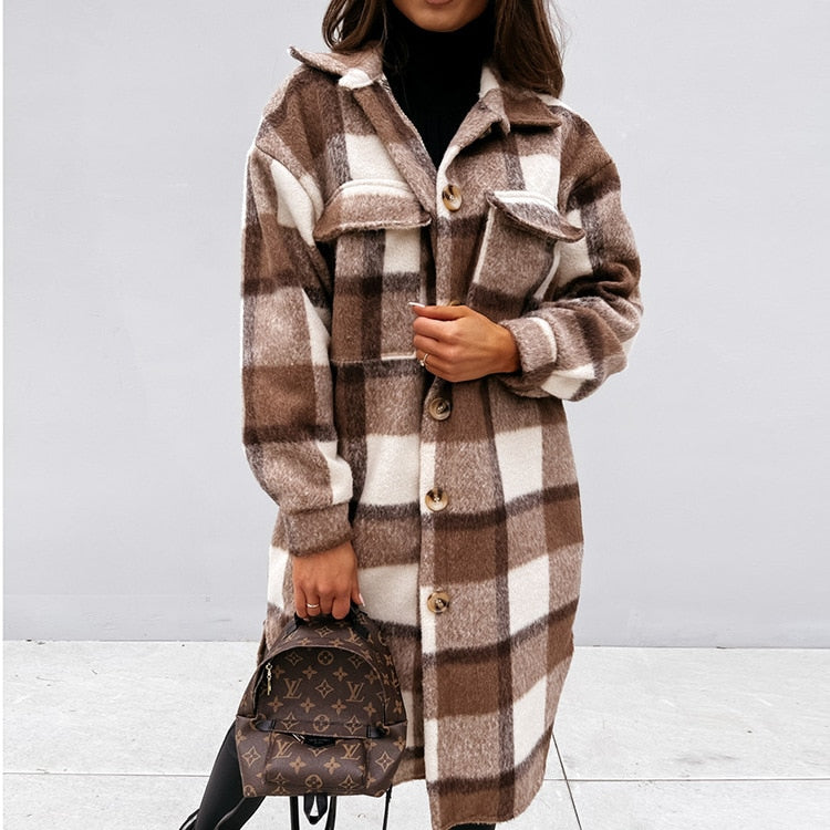 CM | Elegante chaqueta a cuadros