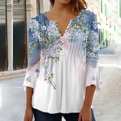 Fresco y femenino Camisa