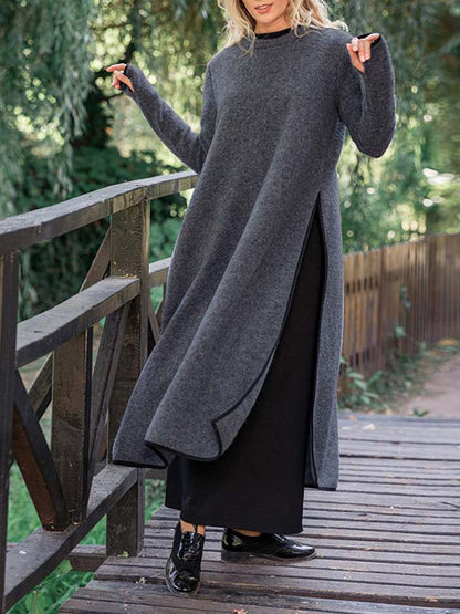 KL | Vestido de invierno sencillo y chic