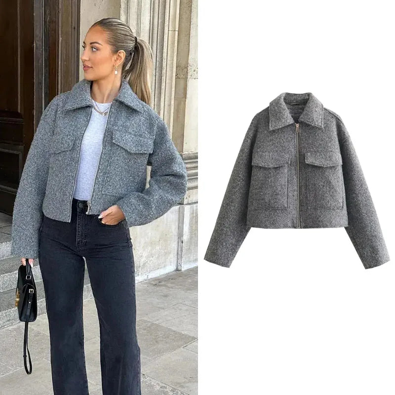 Chaqueta de diseño clásico