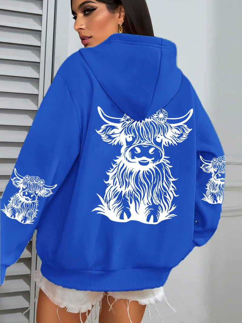 Lujoso y elegante Sudadera con capucha