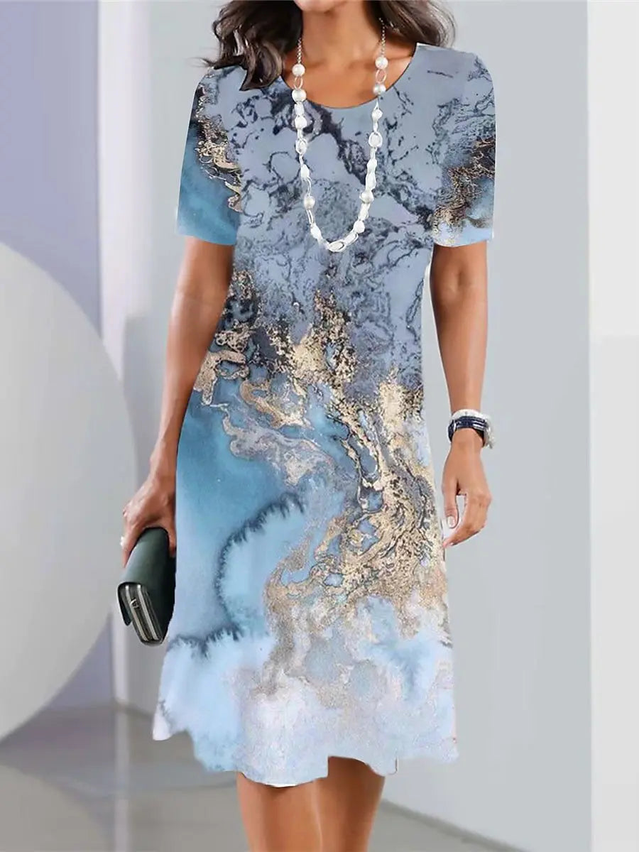 KL | Vestidos de mujer con estampado vintage