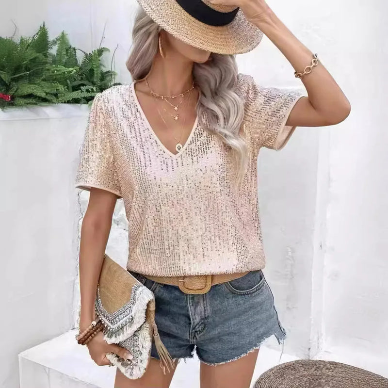 Fresco y femenino Blusa