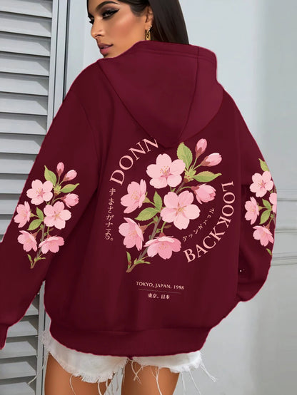 Sutil y elegante Sudadera con capucha