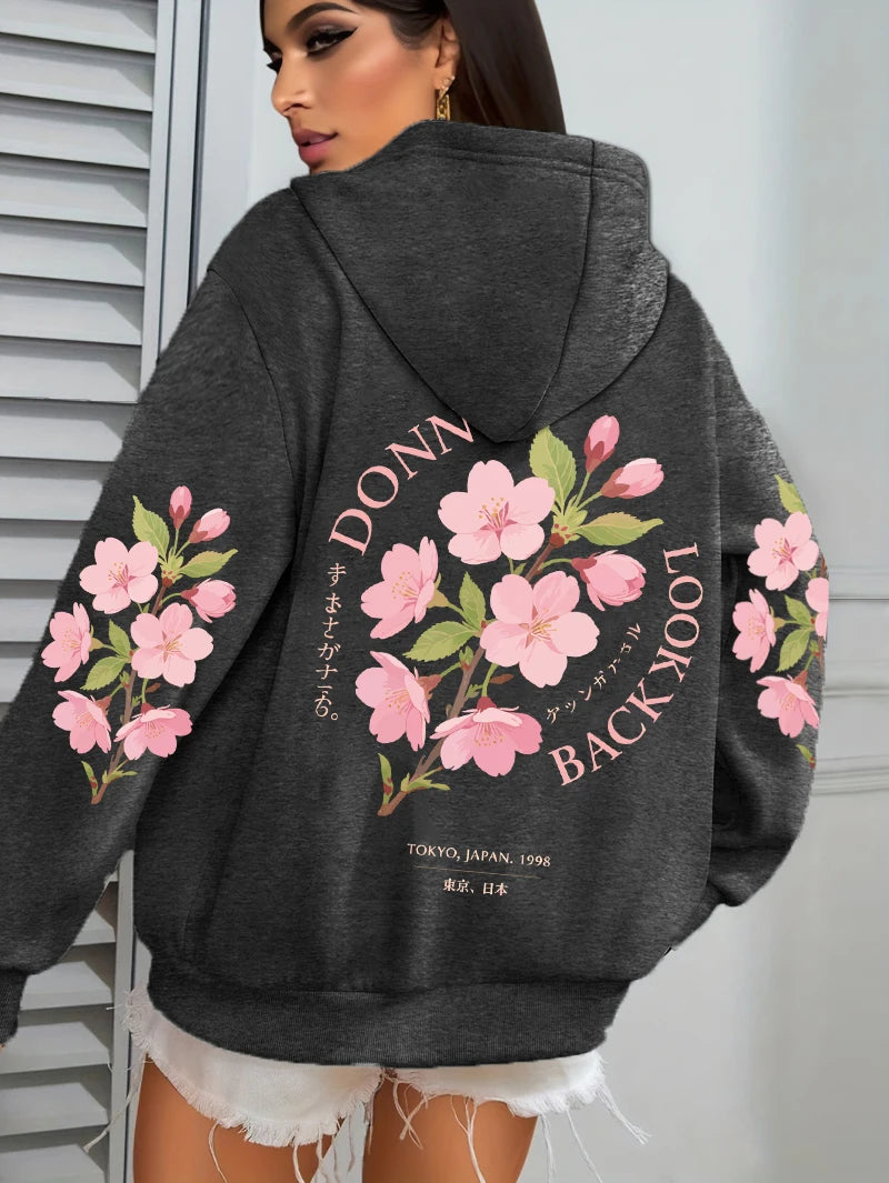 Sutil y elegante Sudadera con capucha