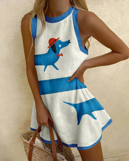 Fresco y casual Vestido