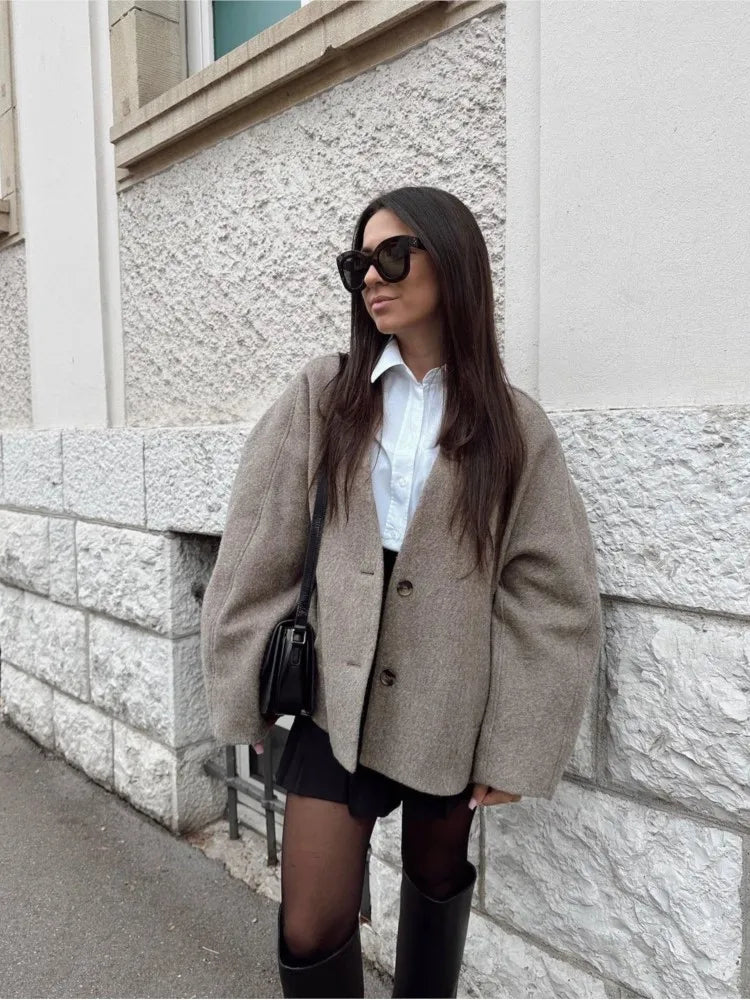 CM | chaqueta de calle retro de doble cara
