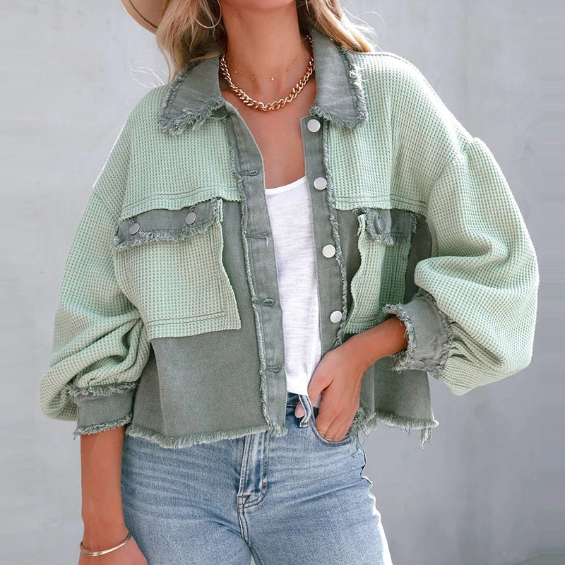 CM | NomiesJacket I Chaqueta con mangas abullonadas para mujer