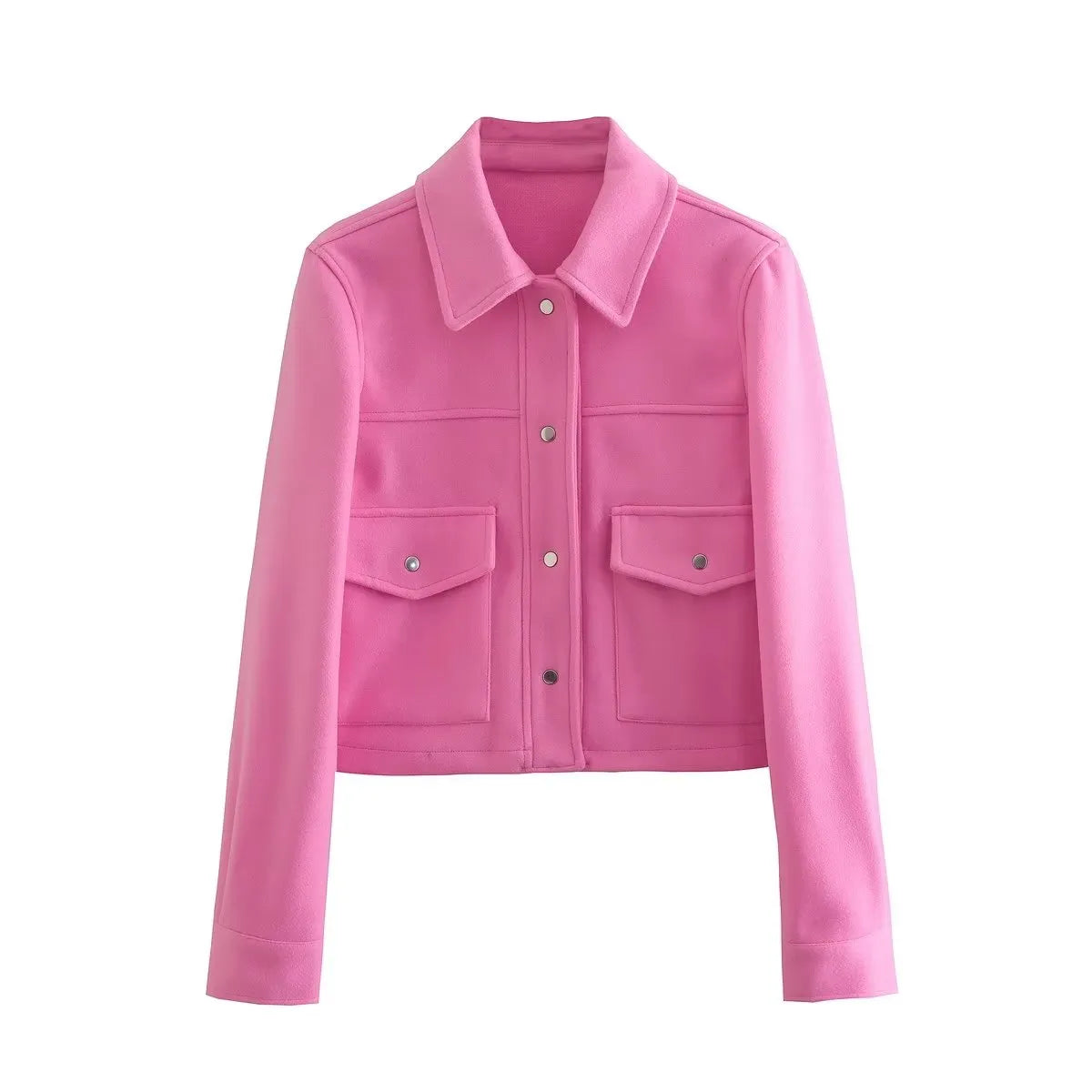CM | Chaqueta chic con bolsillos para mujer