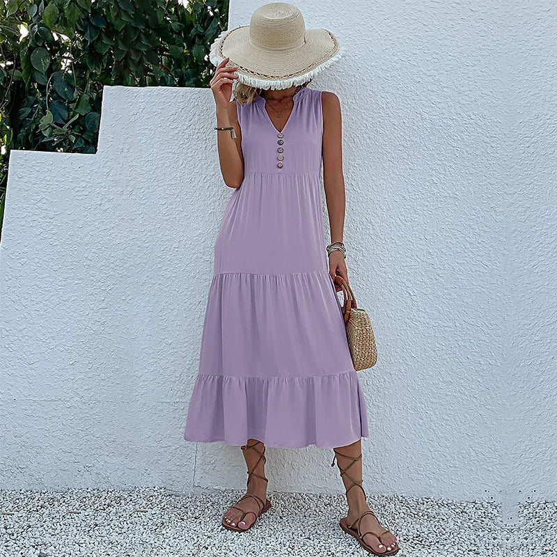 Fresco y casual Vestido
