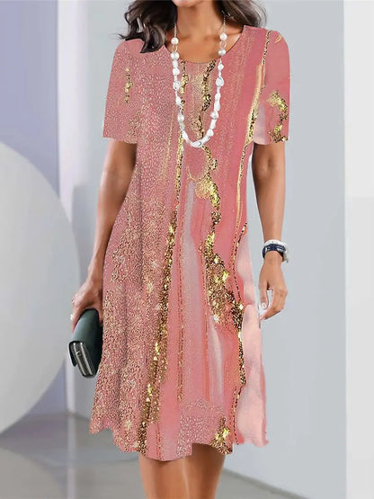 KL | Vestidos de mujer con estampado vintage