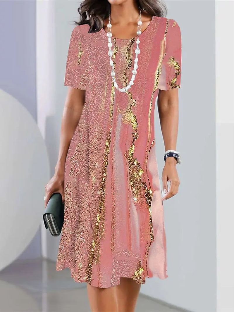 KL | Vestidos de mujer con estampado vintage