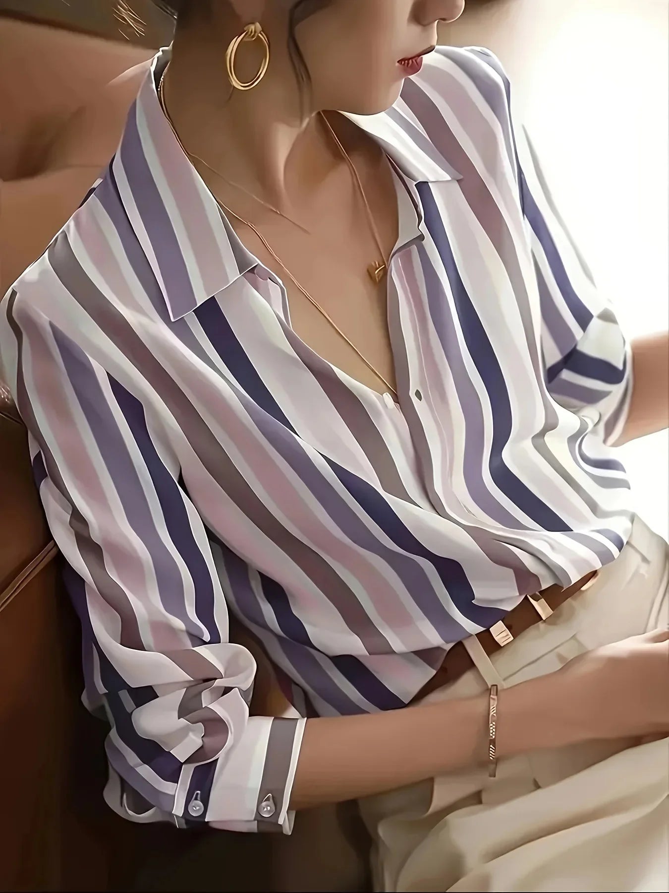 Elegante y con estilo Camisa