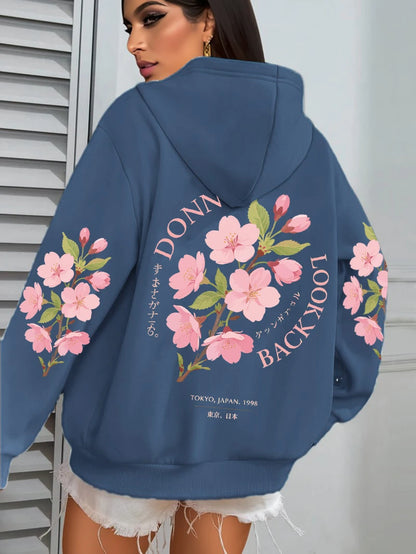 Sutil y elegante Sudadera con capucha