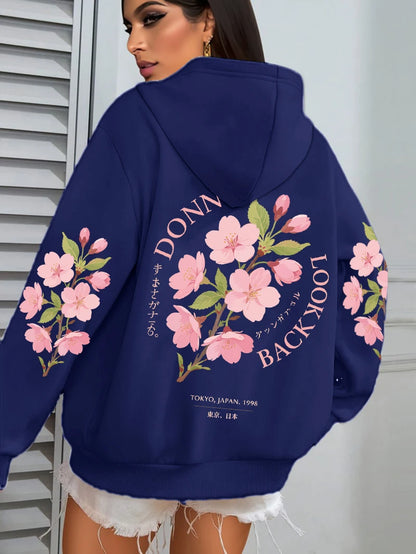 Sutil y elegante Sudadera con capucha