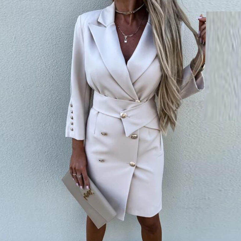 CM | Vestido blazer de doble botonadura