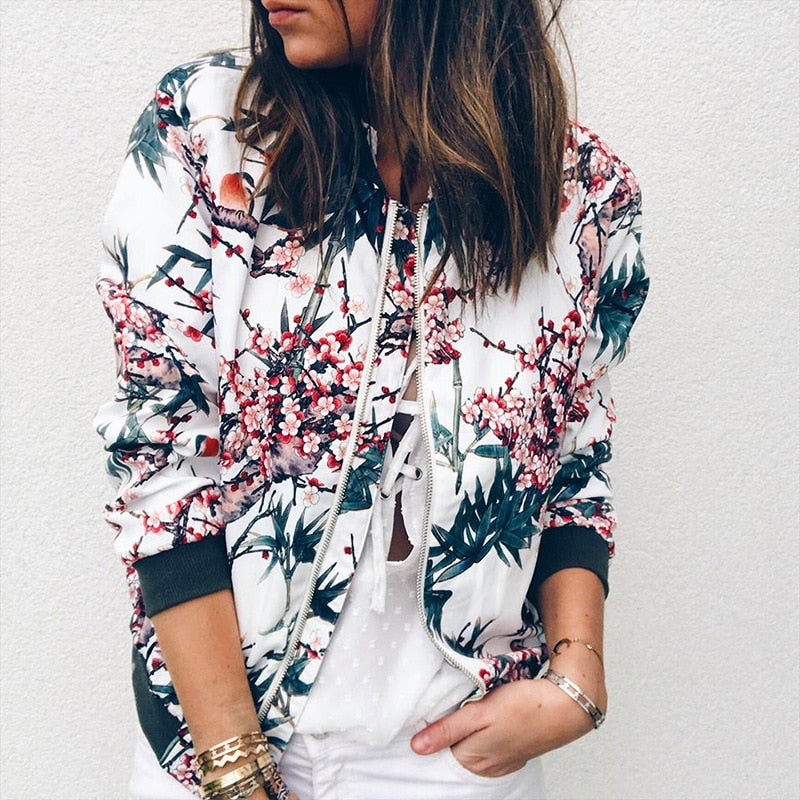 CM | SarahsJacket I Chaqueta con estampado floral para mujer