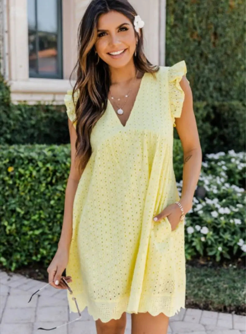 Fresco y casual Vestido