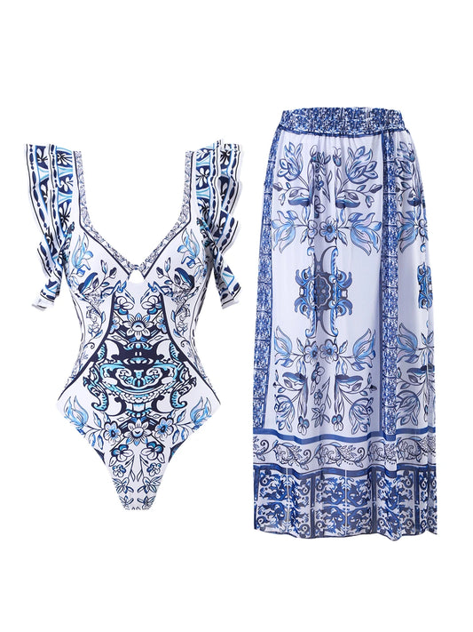 Inspired Bathing Suit With a Contemporary Edge