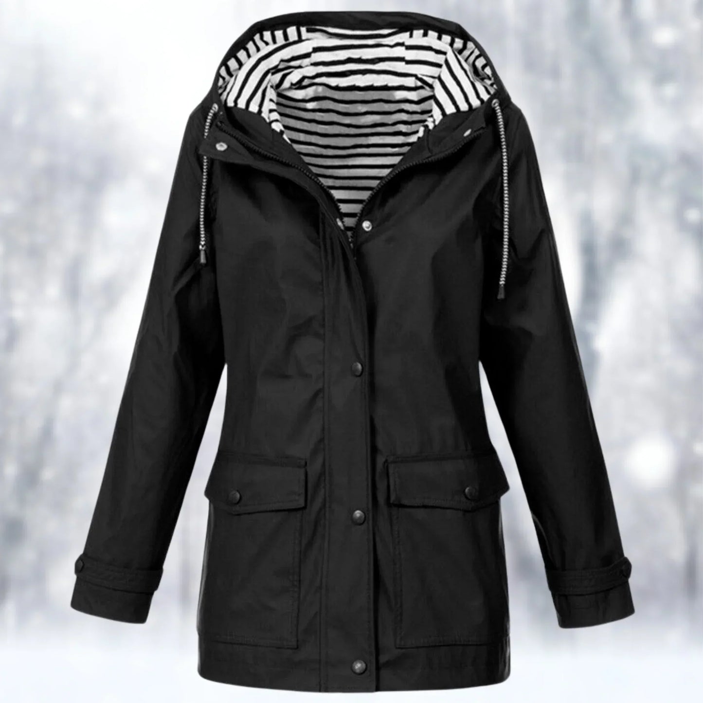 CM | Chaqueta impermeable y cortaviento para mujer