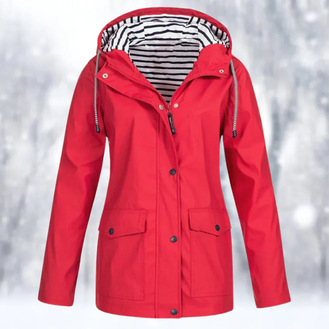 CM | Chaqueta impermeable y cortaviento para mujer