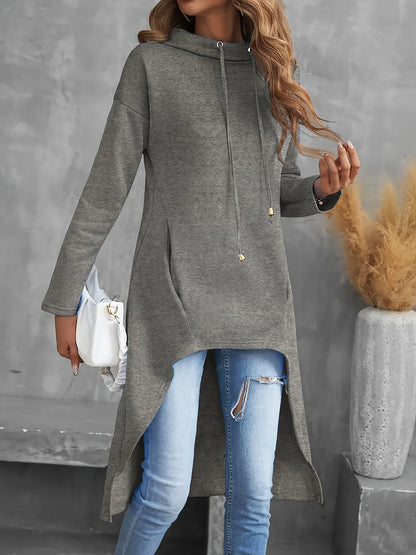 Suave y sofisticado Sudadera con capucha