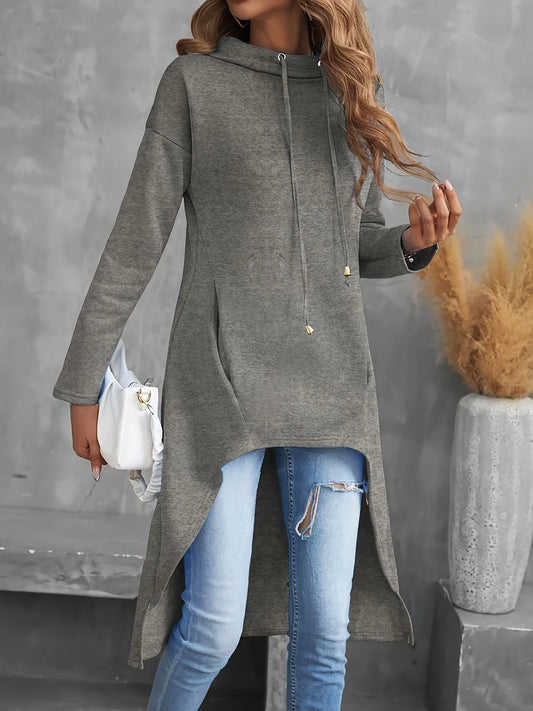 Suave y sofisticado Sudadera con capucha