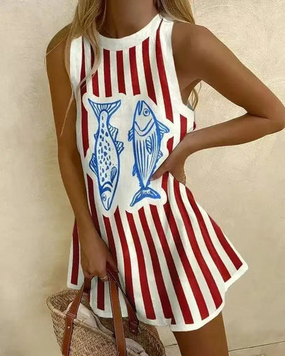 Fresco y casual Vestido