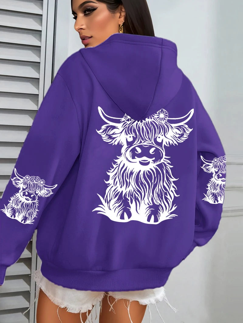 Lujoso y elegante Sudadera con capucha