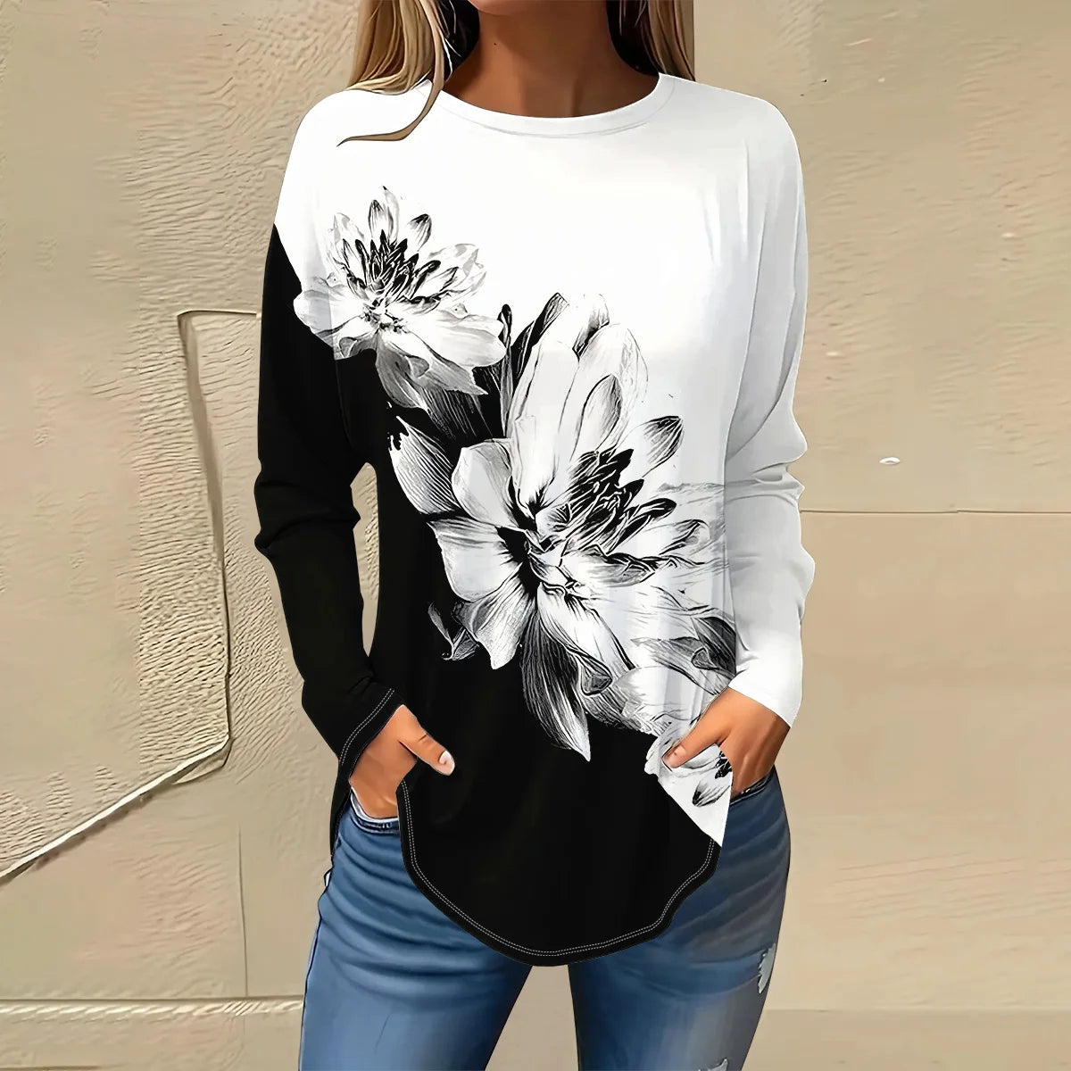 Moderno y minimalista Camisa