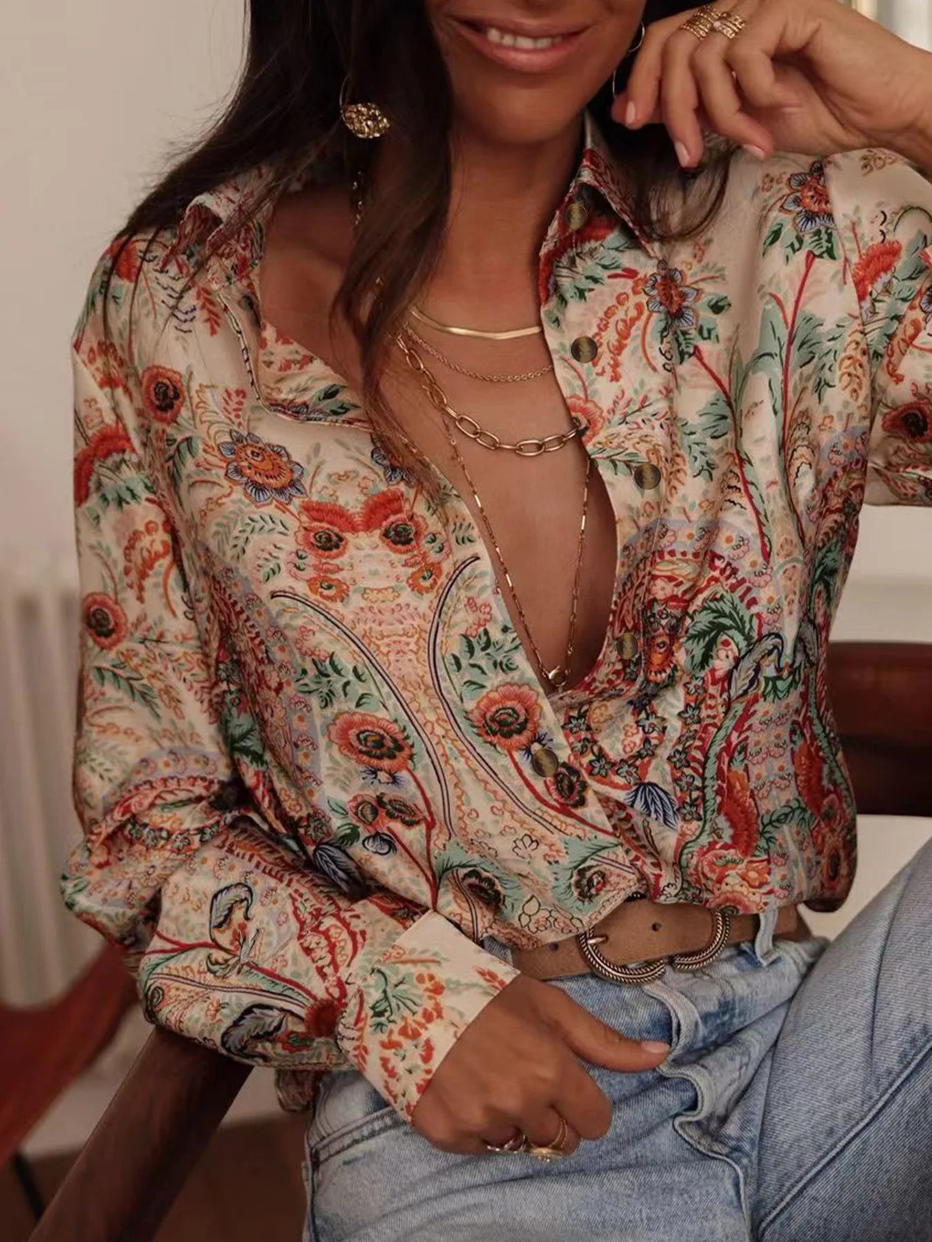 Elegante y con estilo Camisa