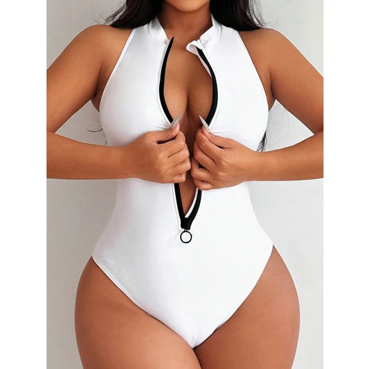 Sophisticated Bathing Suit With a Clean Classic Look