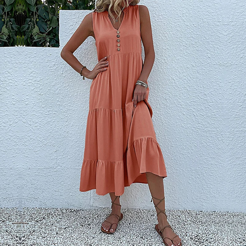 Fresco y casual Vestido